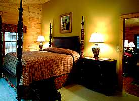 Quail Hunting Lodge Bedroom